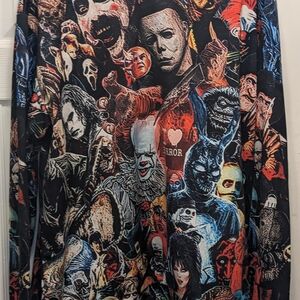 Horror Movie Character Graphic Sweater